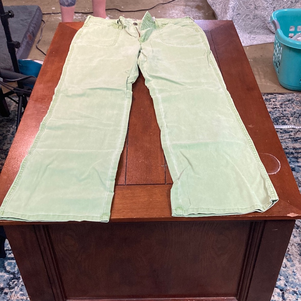 Green Faded Glory stretch jeans